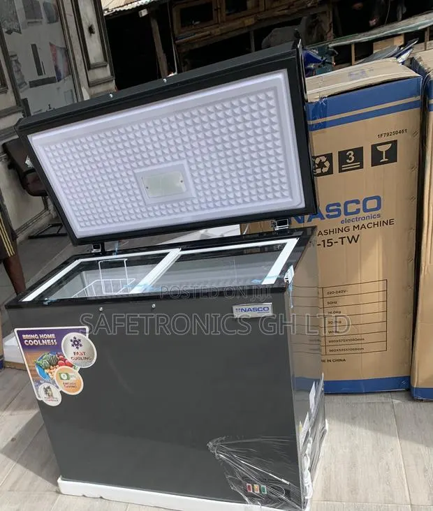 Neatly Sealed Nasco 200ltrs Chest Frezers Nas-250fl · Photo 1