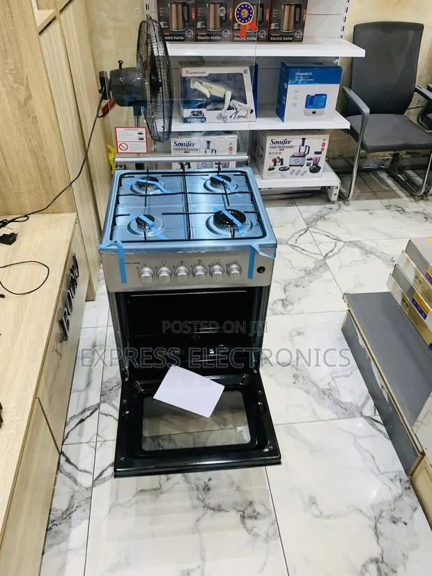 High Quality Grey 50/50 Gas Cooker Oven 4b · Photo 1