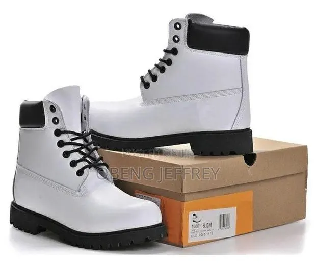 Original Timbeland Boot White With Black · Photo 1