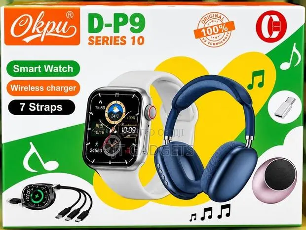 Okpu D-P9 Series 10 — Smart Watch + Headphone Set · Photo 1