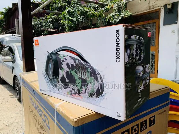 Lovely JBL Boombox 3 Black Portable Bluetooth Speaker With Massive · Photo 1