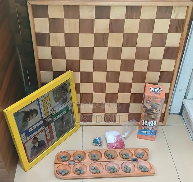 Ludo + Jenga + Draft + Oware · Photo 1