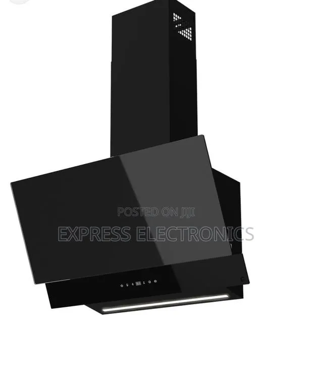 Best Buy Midea 90cm Angled Cooker Hood W/ Black Tempered Glass · Photo 1