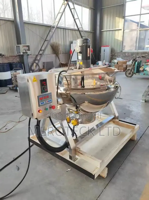 300l Industrial Electric Cooking Jack Kettle With Automatic Stirrer · Photo 1