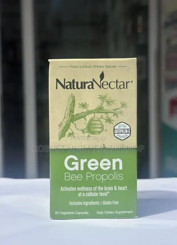 Green Bee Propolis, Brazilian Extracted, 60 Veg Capsules · Photo 1
