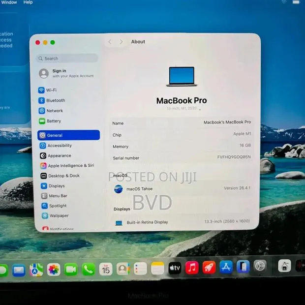 New Laptop Apple MacBook Pro 2020 M1 16GB Apple M1 SSD 512GB · Photo 4