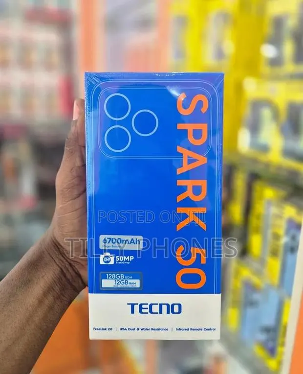 New Tecno Spark 50 128 GB Black · Photo 1