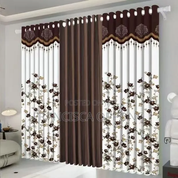 Finest and Luxurious Curtains 3 in 1,Available in Colors · Photo 1
