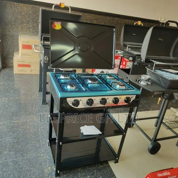 Ever Reliable 5 Burner Gas Stove With Shelf From Decakila · Photo 1