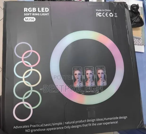 RGB Led Soft Ring Light Mj56 Big Size · Photo 1