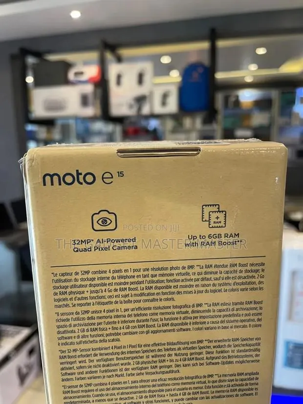 New Motorola Moto E15 64 GB Blue · Photo 1