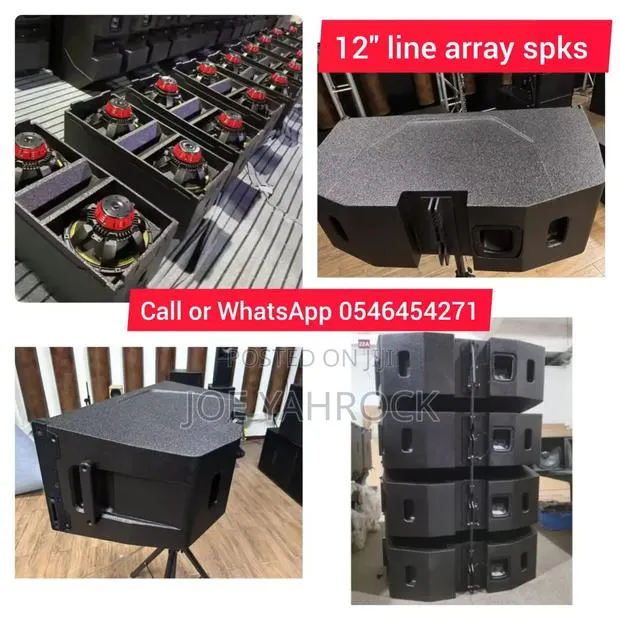 Pair of 12 Inches Line Array Neo b.k Waterproof Speaker
