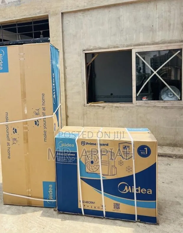 Sleek Midea 5.0hp Floor Standing Air Conditioner(Mj2-48crn1)White · Photo 1