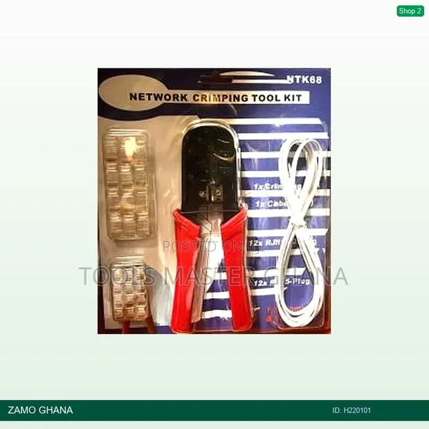 Network Plier With Accessories 6p8p 26pcs Computer Telecom - H220101 · Photo 1