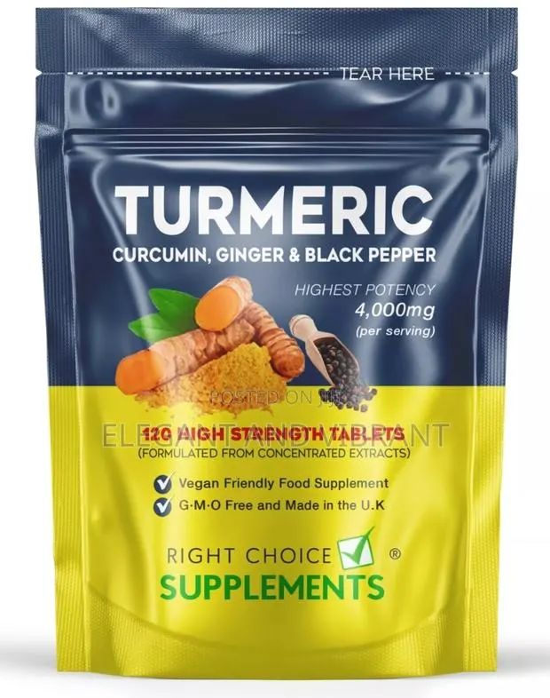 Tumeric, Cuircum and Ginger 120 High Strength Tablet · Photo 1