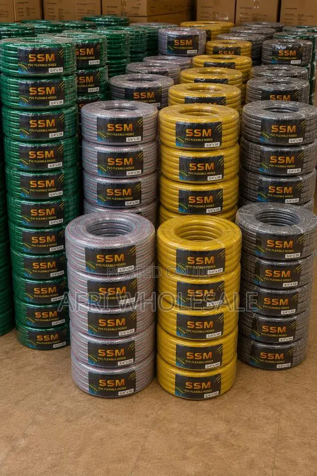 50m THICK Reinforced Garden Water Hose PVC Heavy Duty Waterhose · Photo 1