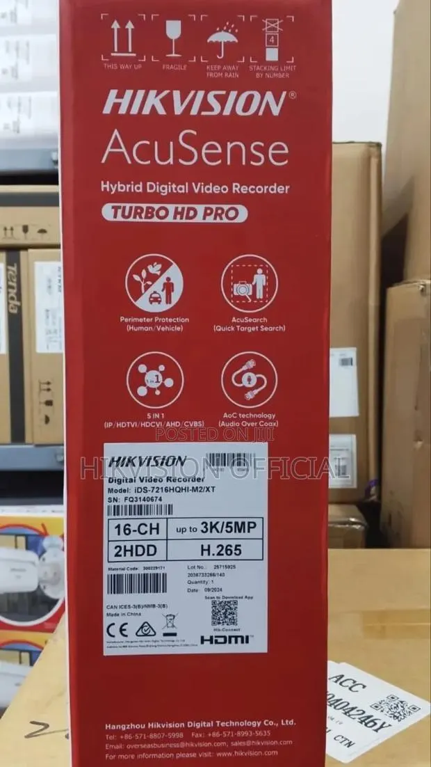 Ids-7216hqhi-m2/Xt 16-ch 1080p 1u H.265 Acusense Dvr · Photo 1