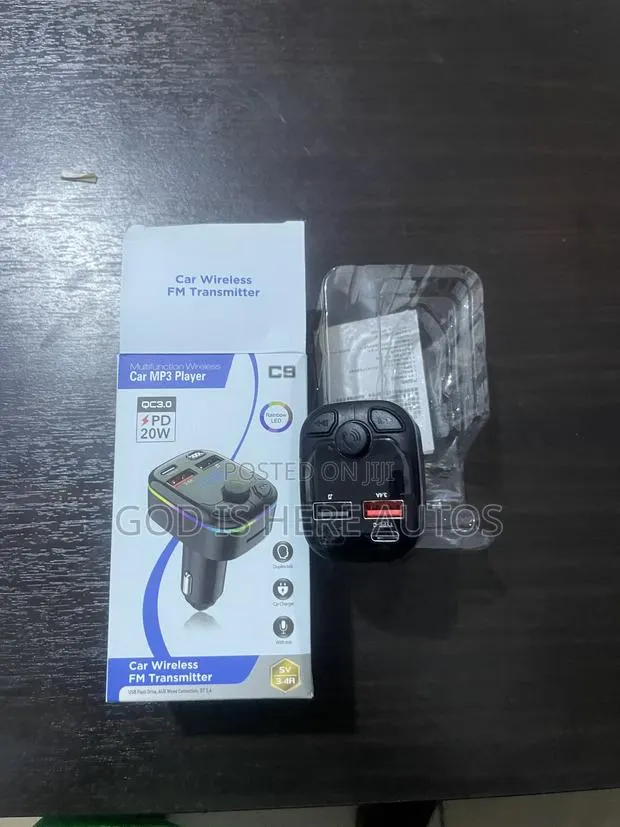 C9 Wireless FM Transmitter(fast Charging Port 20W Charging · Photo 1
