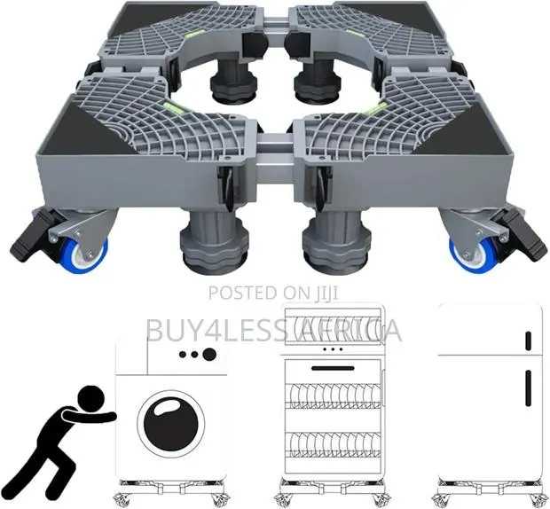 Premium Heavy Duty Adjustable Fridge Stand · Photo 1