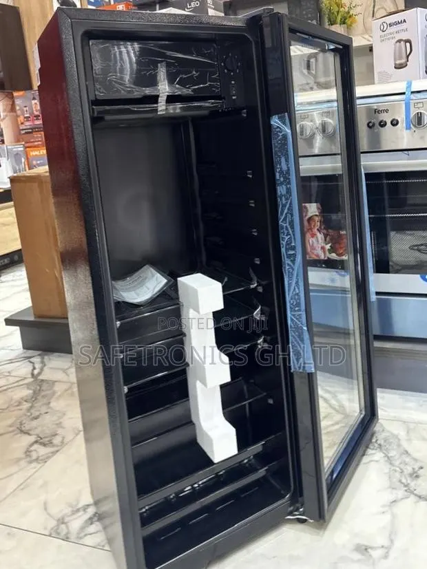 Correct Black Nasco Electric Single Glass Door Nas-Fl150sc Fridge · Photo 1