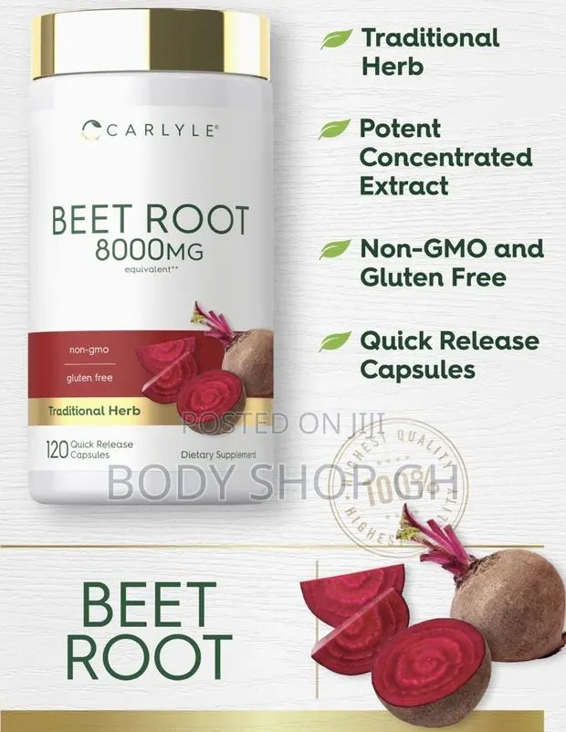 Extra Strength Beetroot Supplement - Natural Nitric Oxide Booster · Photo 1