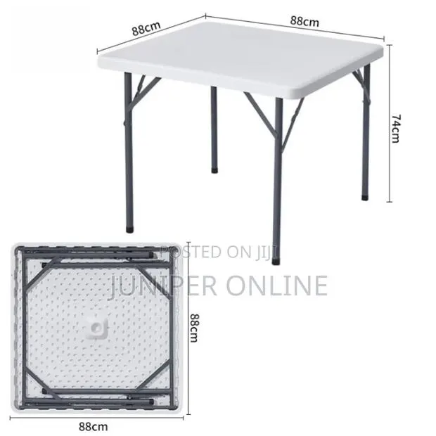 Foldable Table White Perms · Photo 1