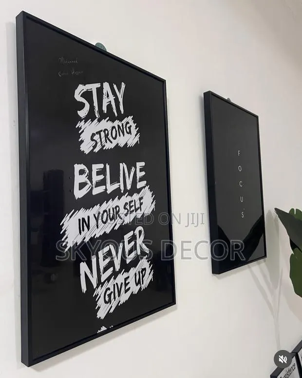 Insp Quote Hollow Art Frame · Photo 1