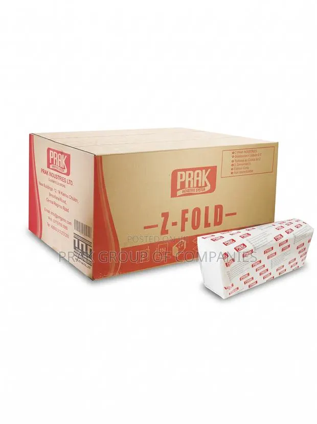 PRAK Professional Z-Fold Paper Towel - 25 Packs/150 Sheets · Photo 1