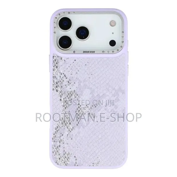 Jaucase for iPhone 17 Pro Magnetic Case Snake Texture Pu + Tpu · Photo 1