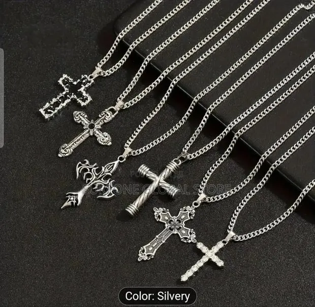 Vintage Mixed Style Silvery Chain Necklaces · Photo 1