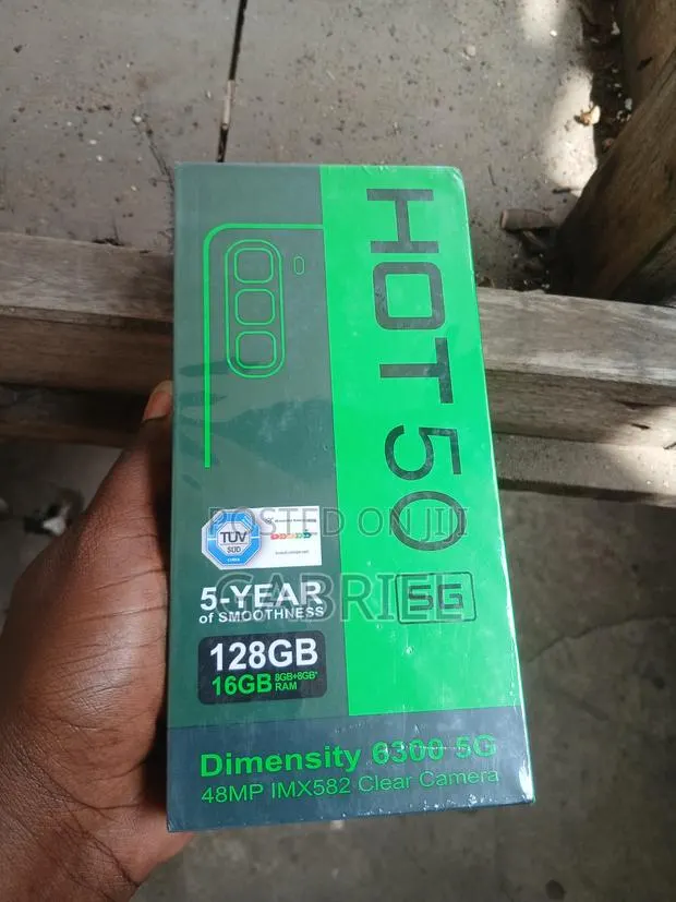 New Infinix Hot 50 128 GB Black · Photo 1