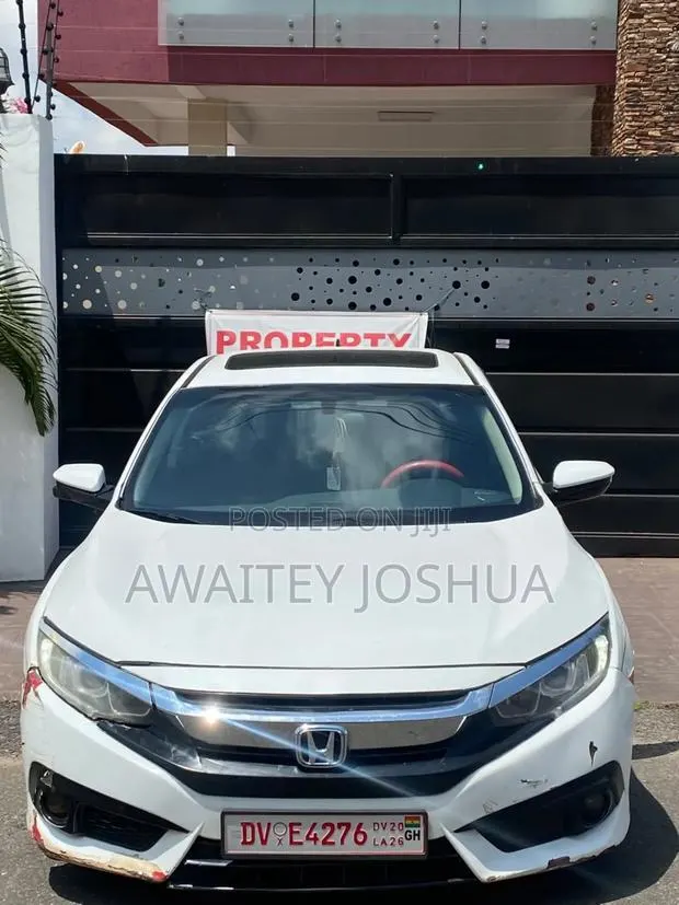 Honda Civic 2016 White · Photo 1