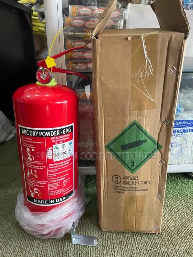 Abc 6kg Fire Extinguisher – Reliable Fire Safety Solution · Photo 1