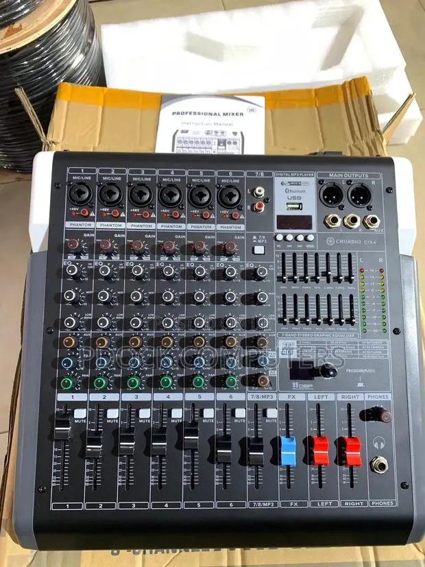 8 Channel Digital Professional Power Mixer · Photo 1