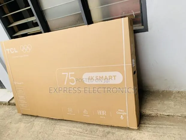 High Quality Slim Black TCL 75P6L (UHD 4K Smart Android TV) · Photo 1