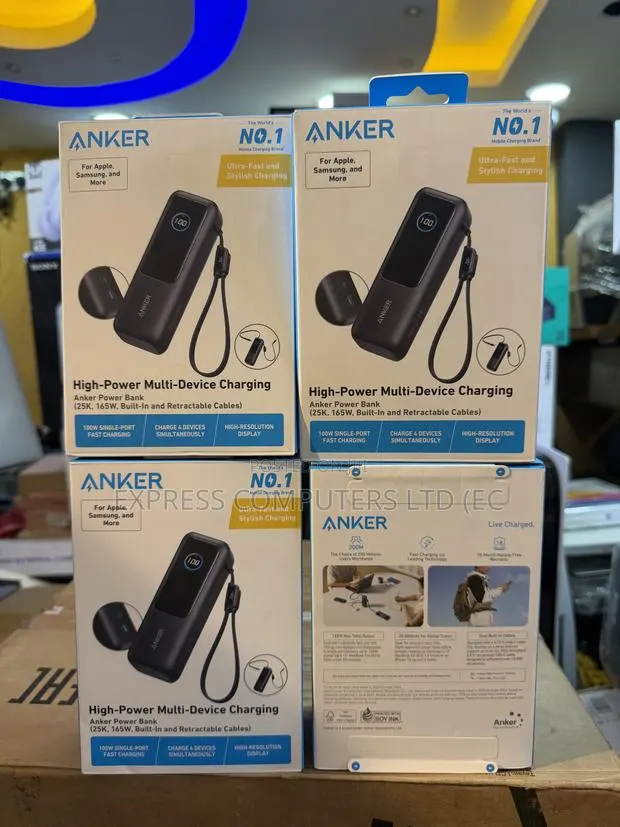 ANKER 165 WATTS 25,000mAh Ultra-Fast Charging Laptop POWER BANK UK · Photo 1