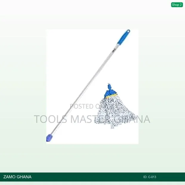 Standard Handle Plus Clip Plus Luxury Mop 1.25m Stick - C-013 · Photo 1