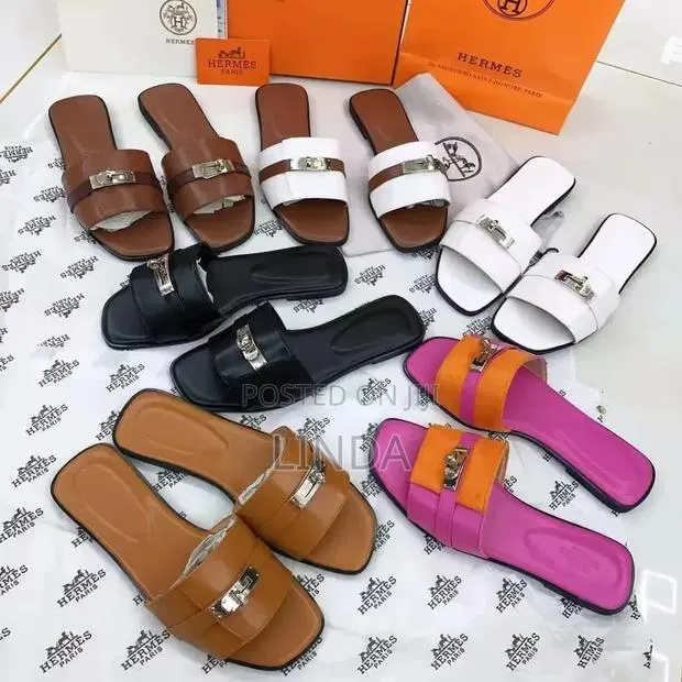 High Quality Ladies Hermes Slippers · Photo 1