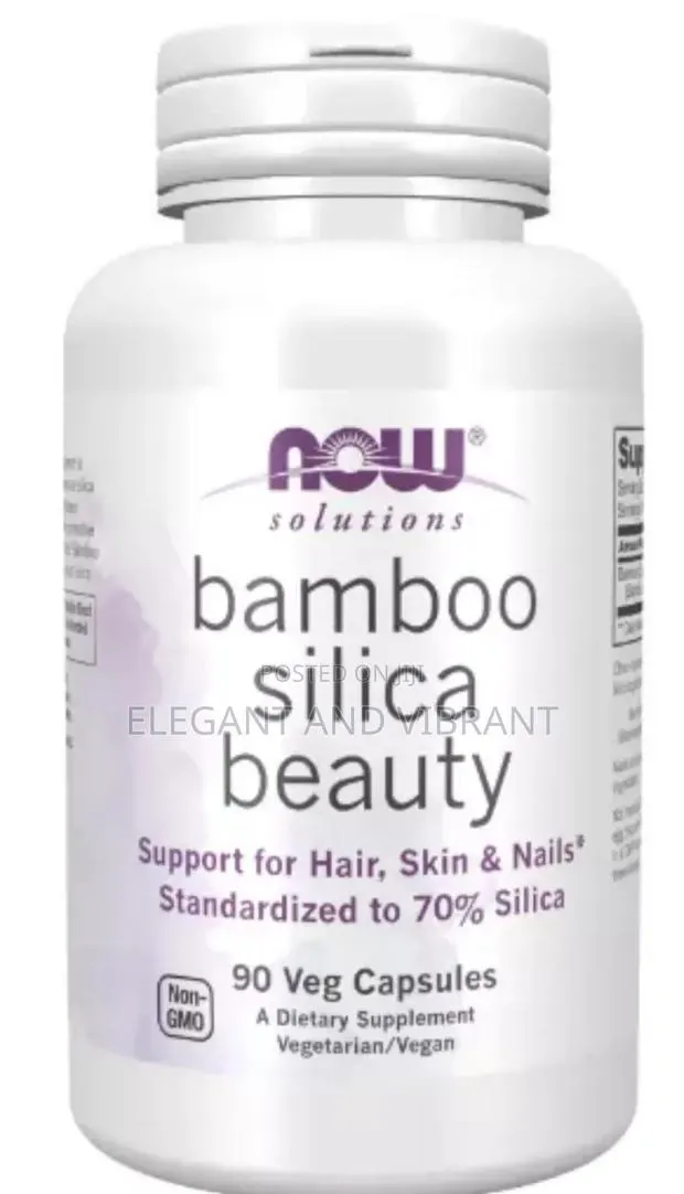 Now Solutions Bamboo Silica Beauty, 90 Veg Capsules · Photo 1