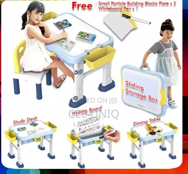 Learning Table Building Blocks Educational Toys With Whiteboard Pen · Photo 1