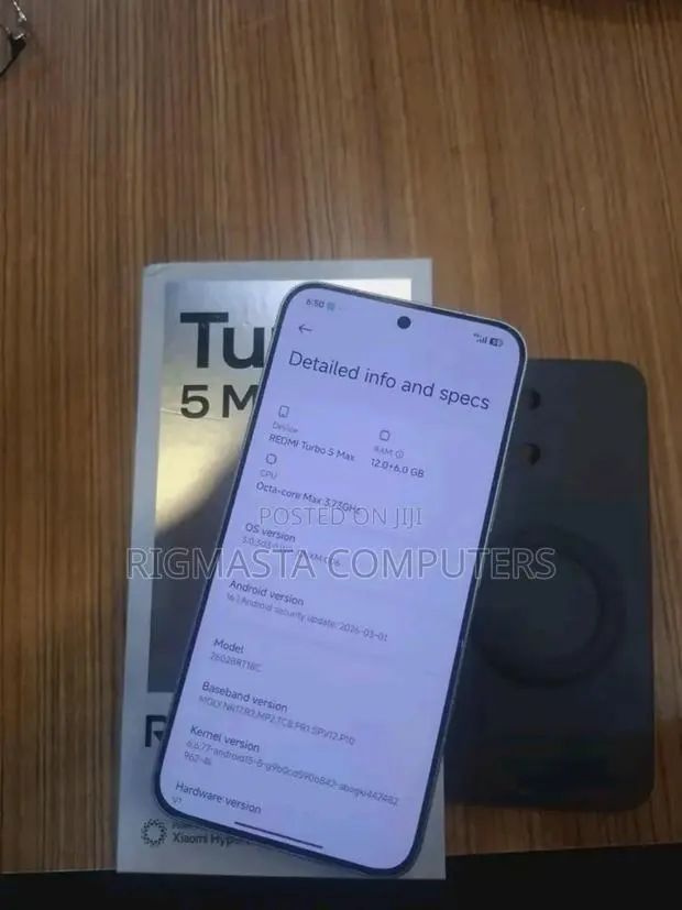 New Xiaomi Redmi Turbo 5 Max 256 GB White · Photo 1
