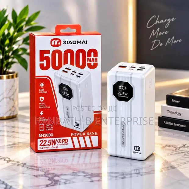 XIAOMAI 50000mAh 22.5W Power Bank – Your Everyday Power Solution · Photo 1