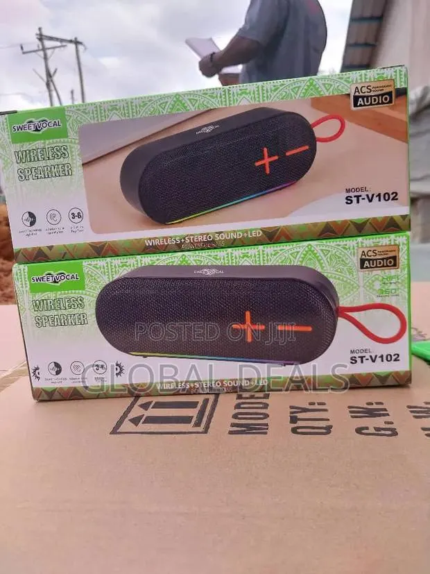 SWEET VOCAL ST-V102 Wireless Speaker - Portable Stereo Sound With LED · Photo 1