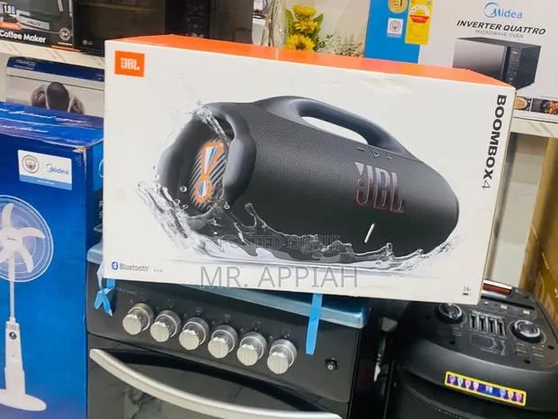Super Classic JBL Boombox 4 Portable Bluetooth Speaker(Black)Deep Bass · Photo 1