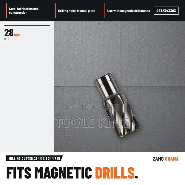 Milling Cutter 28Mm X 50Mm P1M - · Photo 1