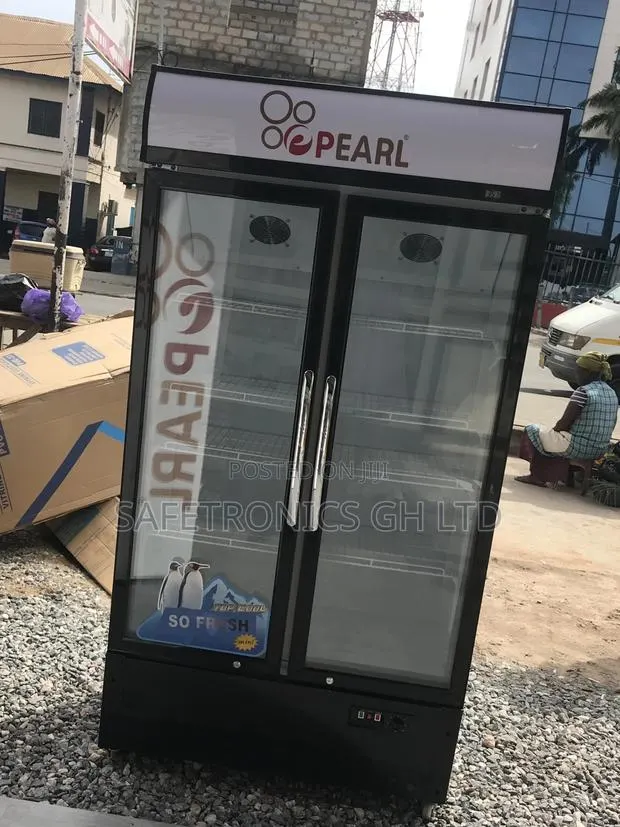 Great Display PVC-662-2B Doubledoor Pearl Glass Fridge · Photo 1