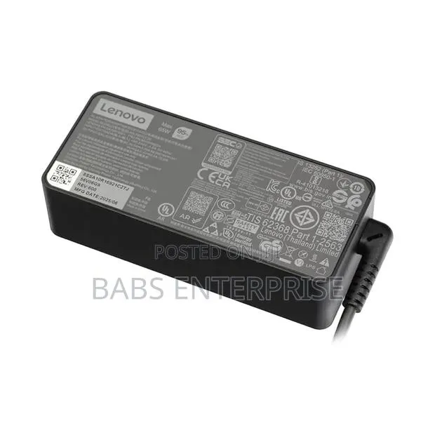 Lenovo Charger 65w 20 15 9 5v ,Ww, Chy Type C · Photo 1