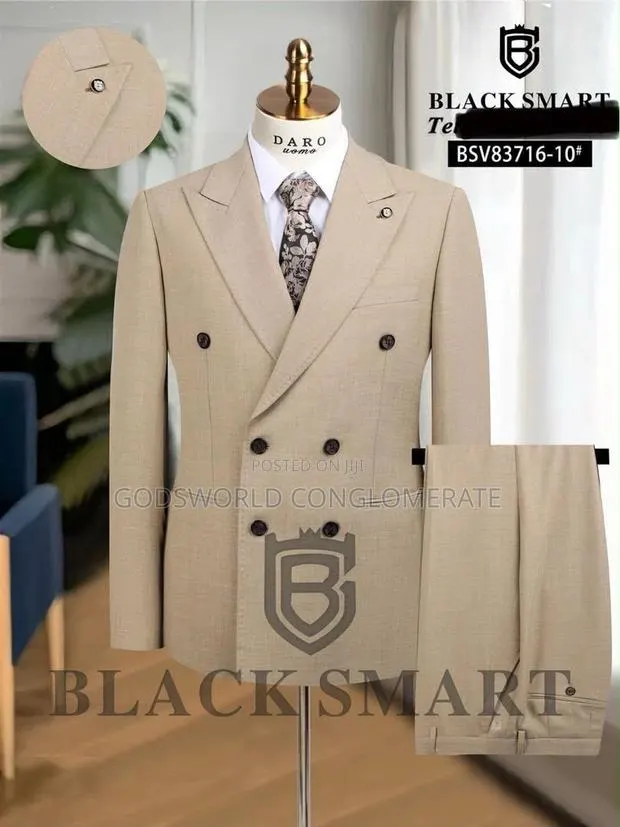 Black Smart Double Breasted · Photo 1