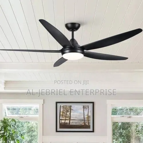 Ceiling Fanlight With Remote Control (Black) · Photo 1