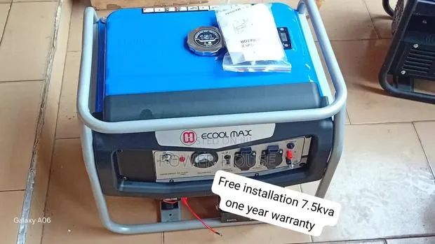 ECOOLMAX 8500W 7.5kVA Petrol Generator – Heavy Duty Power 7.5kva · Photo 1